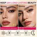 Heated Eyelash Curlers with Battery Indicator, Electric Eyelash Curler 3 Temperature Modes LED Display USB Rechargeable Makeup Tools, Heated Lash Curler Ideal Christmas Gift for Women MB-1