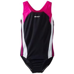 Speedo Girl's Swimsuit One Piece Infinity Splice Thick Strap 10