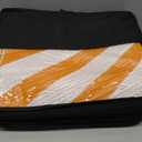 Anidaroel Outdoor Area Rug for Patio Clearance 5X8ft Waterproof, Reversible Plastic Straw Rug Outside Rug, Stain & UV Resistant RV Mat for Camping, Porch, Balcony, Pool Deck, Backyard(Orange,5‘x8')