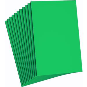 Doping Dark Green Foam Sheets Crafts, 8.5x5.5 Inch Eva Craft Foam Paper for Crafts Project Classroom Scrapbook DIY Cosplay (Dark Green-10 Sheets)