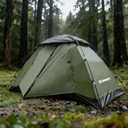 Backpacking Tent for Camping 1 Person Hiking Ultralight Tent for Waterproof Windproof Outdoor Two Doors Tents Easy Quick Setup Lightweight Instant Tents（1 Person）