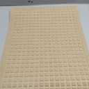 PLEASOR Front Door Mat Indoor Outdoor Entrance, Dirt Resistant and Absorbent Doormat, Sturdy Non-Slip Backing Entry Mat, Fade Resistant, Easy Clean Low-Profile Entryway Mat, 29x17, Beige