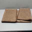 PURRUGS Dirt Trapping Door Mat 31.5" x 47", Non-Slip Machine Washable Entry Rug, Shoe Scraper, Dog Doormat, Super Absorbent Welcome Mat for Front & Back Door, Muddy Shoes & Paws, Brown-Light Cream