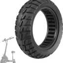 10 Inch Solid Tire 10x2.70 10x2.75 Tire for Hover-1 Alpha Hiboy Titan PRO Scooter 70/65-6.5 Tubeless Puncture-Proof, Explosion-Proof, Shockproof Super-Grip Design