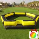 17FT Gaga Ball Pit Portable,Inflatable Gaga Ball Pit with Blower for Indoor Outdoor School Family Activities Giant Inflatable Sport Games for Kids and Adult