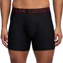 3 x Under Armour Men's Performance Tech Boxerjock Brief Underwear, 6" Inseam, All-Day Comfort & Ultra-Soft, 3-Pack (XS)
