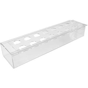 Acrylic Flower Vase, Rectangular Decorative Modern Vase, Rectangular Floral Centerpiece, Decorative Clear Vase Acrylic Flower Holder for Home Wedding Table Decor(Medium)