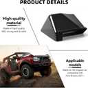 RAZPOY Inner Rearview Mirror Base Cover Trim Compatible with 2021-2023 Ford Bronco Carbon Fiber Interior Accessories