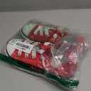 Boys Girls Cushioned Canvas Shoes Slip On Sneakers Soft and Durable Red,Size 13