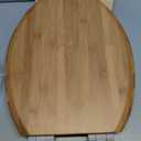 Bamboo Toilet Seat Elongated, Soft Close