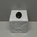 Tissue Box Cover Square,White Tissue Holder for Bathroom Accessories,Bathroom