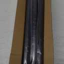 Shower Curtain Rod 31-80 in Adjustable Curtain Rod No Drilling Black Tension Shower Rod Stainless Steel for Bathroom Room Divider