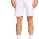 IZOD Men's Classic Saltwater 9.5" Flat Front Chino Short,White, 30