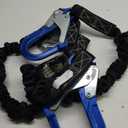 AFP 6FT Double Leg Internal Shock Absorbing Safety Fall Protection Lanyard with Dual Aluminum Pelican Rebar & Steel Snap Hook |Heavy-Duty Webbing | OSHA & ANSI Rated (Aluminum)