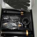 Sendowtek Hot Air Styler Brush Set for Women 5 in 1, 800W 3 Level Temp Hairdryer Comb for Rotating Curling Straightening Volumize Auto Wrap Curler Multi-Styler Hair Styling Tools for Multi Hair Home