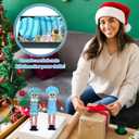 3 x Kajaia 30 Pcs Christmas Elf Outfits for Kids Xmas Kitchen Cooking Clothes Accessories Include Blue Baking Apron and Hat Mini Baking Props Set for Boys, Girls, Dollhouse, Christmas Clothes and Gift