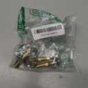 Da by 3 pcs 3/8"(10mm) Barb Splicer Mender Hose Brass Barb Fitting with 6 pcs Stainless Steel Pipe Clamps for Water/Fuel/Air