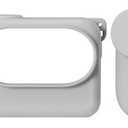 Fotoleey Accessory for Insta360 GO 3- Camera Sleeve and POD silicone case (grey)