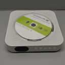 CD Player Portable Bluetooth 5.1 Desktop CD Player with HiFi Sound Speakers, Remote Control, Dust Cover, LED Display, Boombox FM Radio, USB/AUX for Home, Kids (White)