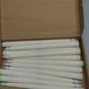 Tuanse 24 Pack Flameless Taper Candles with Remote & Timer, 11" Flickering 3D LED Battery Operated Window Candlesticks, Dimmable for Wedding Table Centerpieces Home Valentines Decor(Ivory)