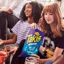 Takis Blue Heat Rolled Tortilla Chips, Hot Chili Pepper Flavored, Multipack Box with 14 Bags of 9.9 Ounces (BBD 05/25/26)