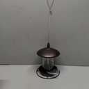 Metal Roof Bird Feeder - Chew Proof for Outdoor Hanging Wild Bird Seeds. Bronze (1.7lb:Bronze)