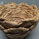 2 Pcs Rattan Lamp Shades Cover 5.5" Top x 10" Bottom x 6.6" High