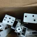 ROIL 20 Inch White King Bed Frame with Rounded Corner and Headboard Hole Mattress Retainers, 3500LBS Heavy Duty Steel Slats No Box Spring Needed Platform Noise-Free Easy Assembly