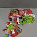 4 PCS Christmas Tables Centerpieces Decorations for Home Wooden, Christmas Tiered Tray Decorations Set for Kitchen Office Home Indoor Mantel Decorations