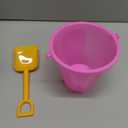Holady 5'' Inch Sand Beach Buckets Pail with Shovels,Water Bucket for Beach Fun Great Summer Party Accessory(24 Bucket+24 Shovels)