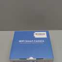 Hiseeu 3MP Security Camera Outdoor,WiFi Camera, Auto Tracking&Light Alarm Floodlight & Color Night Vision,Two-Way Audio, Plug-in Cable,Compatible Wireless System