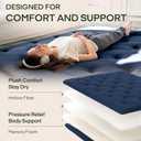 ZonLi Japanese Floor Futon Mattress Twin Size 75"x 39", 100% Cotton Cover 2.5'' Thicken Tatami Mattress, Foldable Sleeping Pad, Portable Dormitory Tatami Mat, Roll Up Floor Lounger Bed for Adult