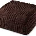 Whale Flotilla Lightweight Fleece Twin Size Blanket for Bed, Fuzzy Soft Blankets with Decorative Jacquard Pattern for All Season, Warm and Fluffy, 60x80 Inch, Coffee