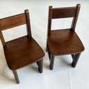 Pure Wood Solid Wood Children Chair for Kids, Kindergarten and Kids' Home Furniture(2 Same Chairs) (Wood), 15 inches x 15 inches x 25 inches
