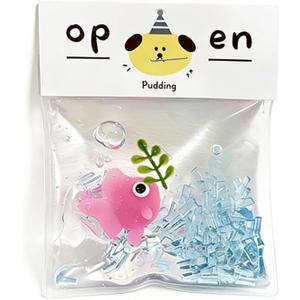Kawaii Goldfish Squishy for Adults, Water Sensitive Fluid Squeeze Toy, PVC Sensory Stress Relief Fidget, Cute Scenecore Desk Decor