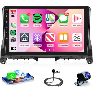 Rimoody 2G+64 Android 13 Car Radio Stereo Wireless Carplay Android auto for Mercedes Benz CClass C180 C200 C230 C250 C300 C350 W204 S204 20062011, 9 inch Touchscreen GPS WiFi BT FM Backup Camera