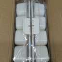 Dingerjar Divided Serving Tray with Lid and Handle - Divided Snack Tray for Portable Snack Platters - Clear Organizer for Candy, Fruits, Nuts, Snacks - Perfect for Party, Entertaining，2 pcs