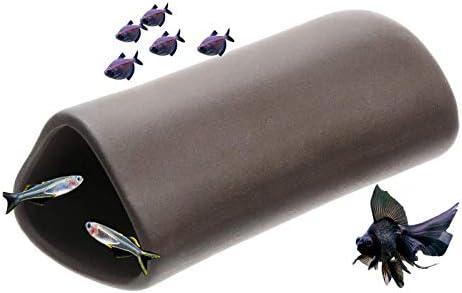 Saim Fish Shrimp Spawning Cave Ceramic Hideout Breeding Shelter Aquarium Fish Tank Betta Decor Ornament, Small