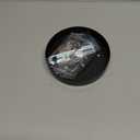 Canopy Kit for Chandelier 5 1/8 Ceiling Lighting Modern Steel Canopy Kit Light Fixture Cover Plate Hook & Cord Holder for Pendant Lighting Fixtures Black