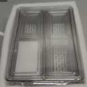 KEMETHY 11 Pack Refrigerator Organizers and Storage, Stackable Fridge Organizer Bins, BPA-Free Clear Plastic Fruit Storage Containers for Fridge, Kitchen, Fruits, Drinks, Produce, Vegetable