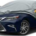 Kayme Heavy Duty Car Cover Custom Fit Lexus ES 300 330 350, Waterproof All Weather for Automobiles, Full Exterior Covers Rain Sun UV Protection.