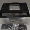 NANEEZOO Cricket Keeper, Equipped with Water & Food Feeding Dish, High Transparency Cricket Pen with Dispenser Tubes, Insect Keeper for Gecko Snake Lizards Reptiles (Large)