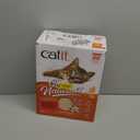 Catit - Go Natural Pea Husk Clumping Cat Litter - Dust Free, Easy Cleaning & Scooping, Flushable Kitty Litter with Odor Control & Subtle Fragrance - 12.3 Lbs, Vanilla Scented