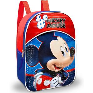 Mickey Mouse Mini Backpack for Toddler - Bundle with a Small 11" Disney Mickey Mouse Preschool School Bag for Boys