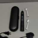 Philips Sonicare ProtectiveClean 5300 Rechargeable Electric Toothbrush, with Pressure Sensor, 3 Cleaning Modes, SmarTimer and QuadPacer, with 2 Bonus Brush Heads, Travel Case, Black, Model HX6423/34