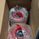 Mueller Multistick 800W 5-in-1 Immersion Blender Handheld, 12 Speed Hand Mixer - Turbo Boost, Heaviest Duty Copper Motor, Titanium Blades Hand Blender, Milk Frother Wand, Red Kitchen Accessories