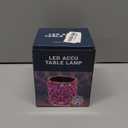 Leroxo Portable Crystal Table Lamp,3 Color Touch Control Rechargeable Lamp,3-Levels Brightness Room Decor Desk Lamp (16 Color)