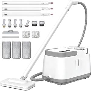 Portable Pressurized Handheld Steam Cleaner for Home, Car, 21 Accessories