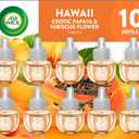Air Wick Plug in Scented Oil Refill, 10ct, Hawaii, Air Freshener, Eco Friendly, Essential Oils