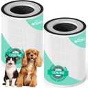 Afloia Pet Allergy Filter, Compatible with KILO/KILOPLUS/KILOPRO/MIRO/MIRO PRO Air Purifier, 2 Packs (13.19" x 6.65" x 8.98")